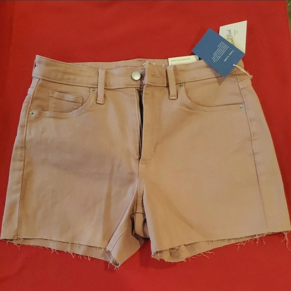 Vintage Rose Pink SMOOTH & SCULPT Jean Shorts Sz 8